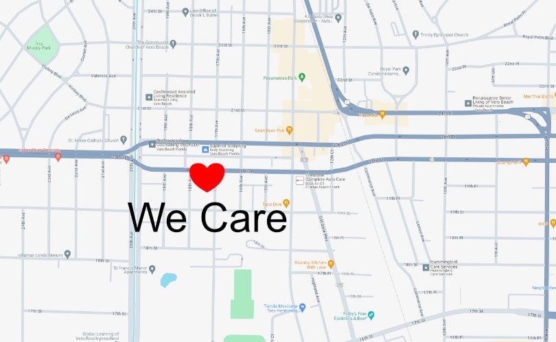 We Care Map 17th